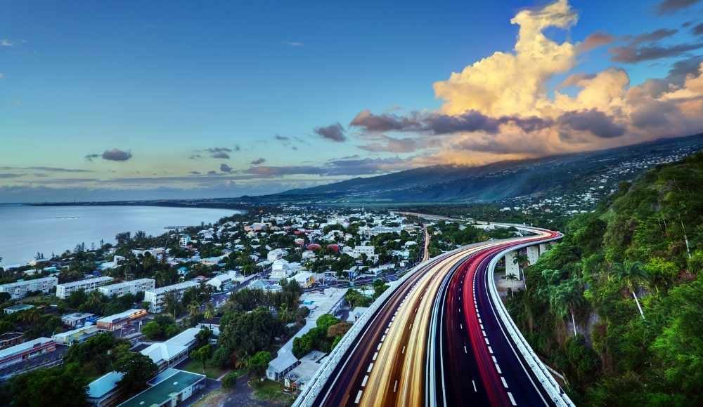 route de la réunion  véhicule électrique