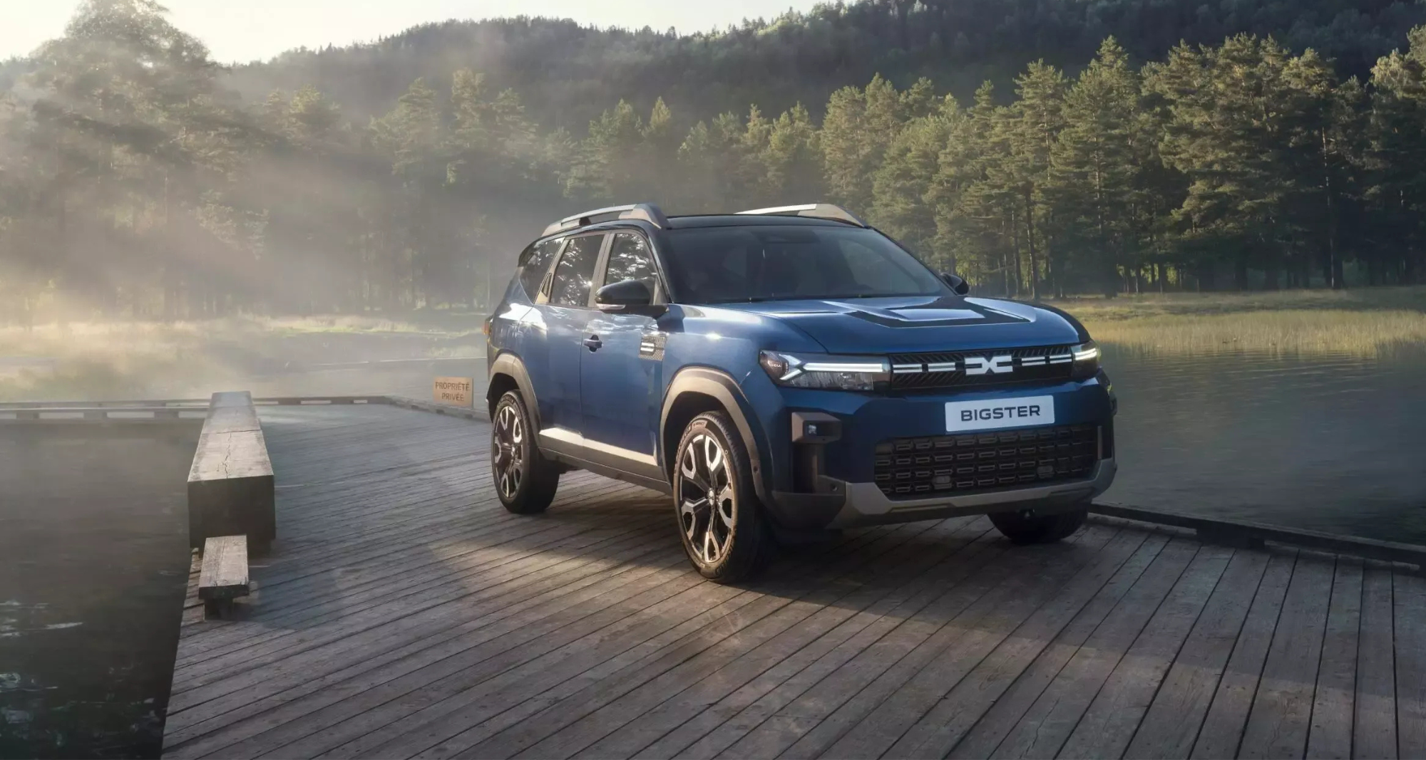 nouveau Dacia bigster sur route