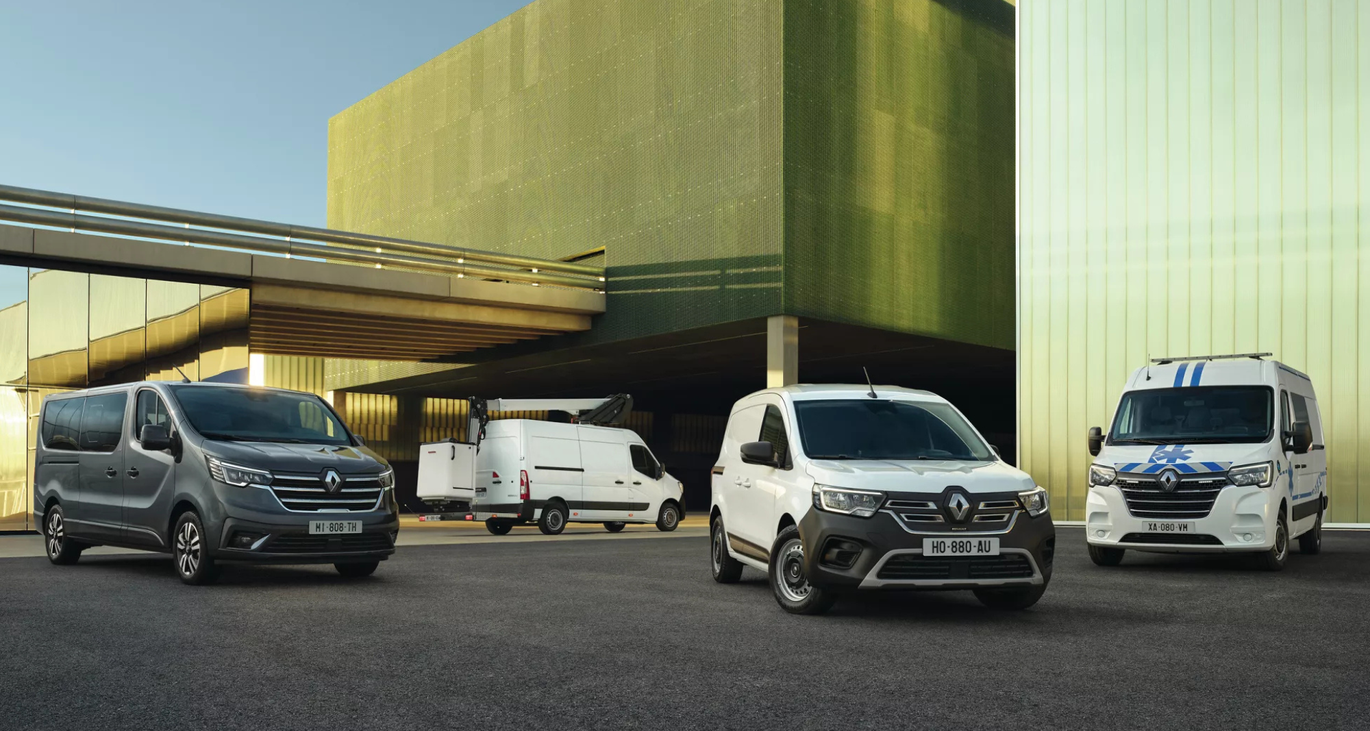 véhicules utilitaires de la gamme renault